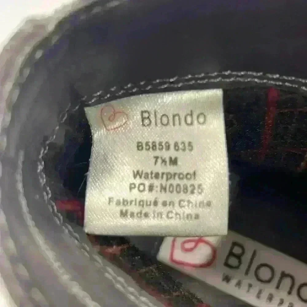 Blondo, “Liam” waterproof dark grey Ankle Bootie. Excellent Condition Size 7.5
